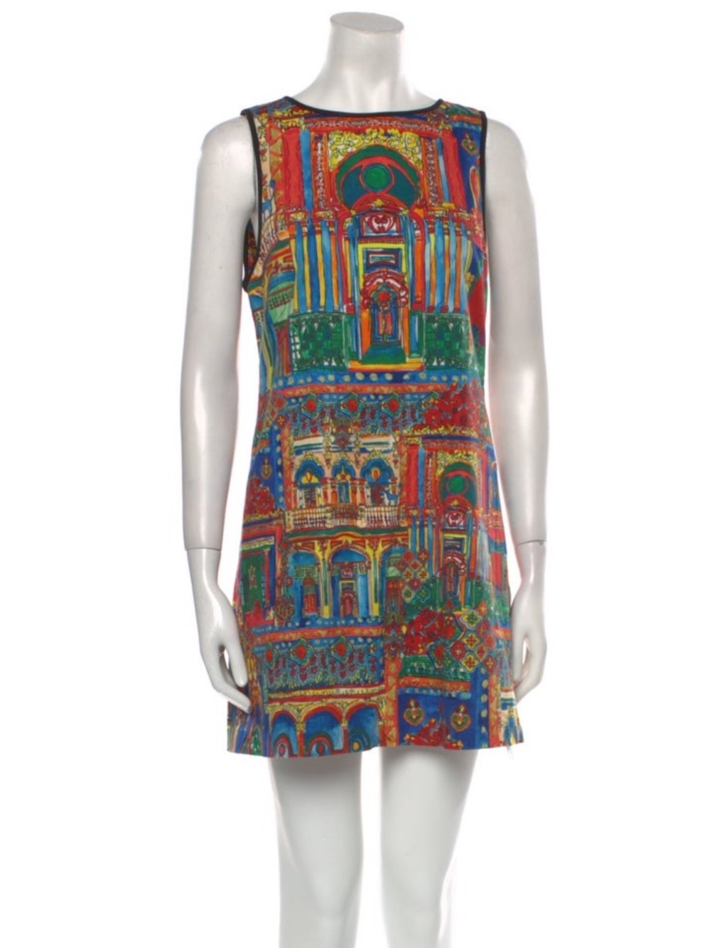 Alice and Olivia sleeveless colorful dress